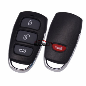 For Hyundai 3+1 button remote key sehll