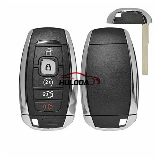 For  Lincoln  4+1 button remote key blank,Applicable Ford Lincoln intelligent remote shell