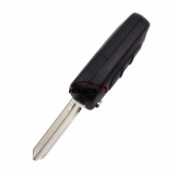 For KIA 3 button flip remote key blank with Left Blade