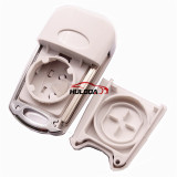 For Hyundai I30 IX35  3 button flip remote key blank with Toy40 Blade  White color