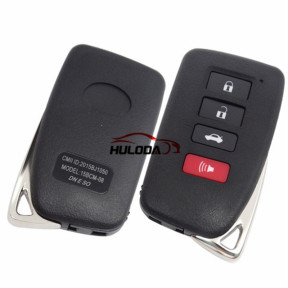 Lexus 3+1 button modified remote key blank