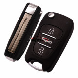 For Hyundai  Rio  3 button flip key blank with Toy40 Blade