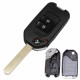 For Honda 2 Buttons Remote Key Shell  for Honda Civic Accord City CR-V Jazz XR-V Vezel HR-V FRV Original Key Replacement