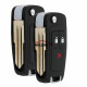 For Chevrolet  3 Button Spark 2012 2013 2014 2015 2016 Remote Car Key Shell Case Fob Housing Cover