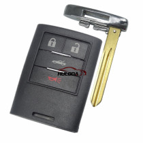 For Cadillac 4 button  remote key blank