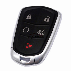 For Cadillac 4+1 button remote key blank