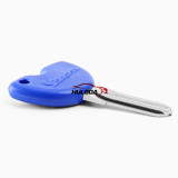 For Piaggio Motorcycle transponder key case with right blade (Blue) for vespa 3vte 125 gts gtv 250 300