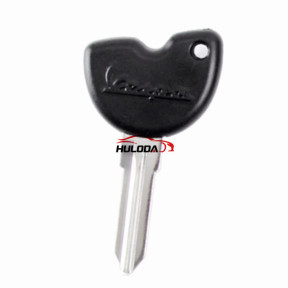 For Piaggio Motorcycle transponder key case with right blade (black) for vespa 3vte 125 gts gtv 250 300