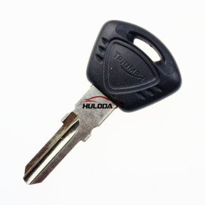For Triumph motorcycle key with right blade （blue)