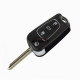 For Hyunda  3 button flip remote key blank with Left Blade