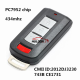 After Maket For Mitsubishi 3+1 button keyless smart remote key with 434mhz & PCF7952 chip CBD-644M-KEY-E 3G-2  CMII ID:2012DJ3230 743B CE1731