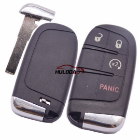 For Chrysler 3+1 button remote key shell with blade