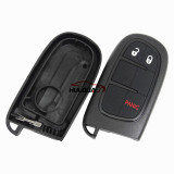 For Chrysler 2+1 button  remote key shell with blade