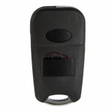 For Hyunda  3 button flip remote key blank with Left Blade