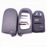 For Chrysler 3+1 button  remote key shell with blade