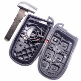 For Chrysler 4+1 button remote key shell with blade