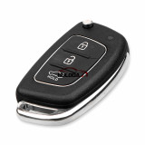 For Hyundai i20 3 button remote key with ID46 chip & 433mhz
