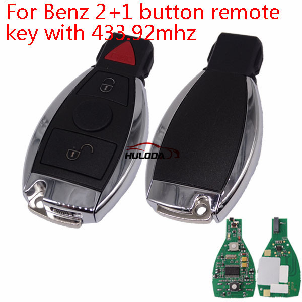 For  Benz 2+1 button remote  key with 433.92MHZ
