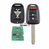 For Honda 2+1 button remote key with chip 47-7961XTT inside 313.8MHZ FCC ID:MLBHLIK6-1T Fits:2013-2015 CR-V