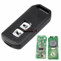 For Honda K01 Motorcycle 2-button smart remote control FSK433 frequency 47 chip (for 2016-2017 SH150 PCX)