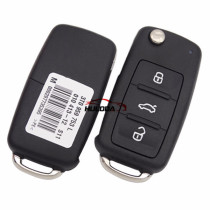 Original for VW 3 button remote key  with 433Mhz Model Number is 3TO959753L 3TO837202L