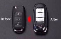 For VW 3 button KYDZ keyless  remote key with 433Mhz ID48 chip  Suit for VW:5KO837202AJ 