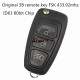 For Original Ford 3 Button remote key with 433.92Mhz FSK ID63 80bit Chip  BK2T-15K601-AA/AB/AC A2C53435329