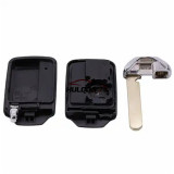 For Honda 4 Buttons  Smart Car Remote  Key Shell ，used  for Honda Fit Odessey City Jazz XRV Venzel HRV CRV Accord Insert Key Case