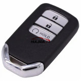 For Honda 3 Buttons  Smart Car Remote  Key Shell ，used  for Honda Fit Odessey City Jazz XRV Venzel HRV CRV Accord Insert Key Case