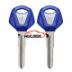 For yamaha motorcycle transponder key blank (blue) with right blade
