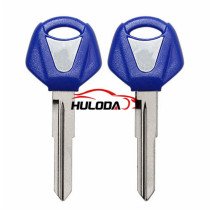 For yamaha motorcycle transponder key blank (blue) with right blade