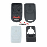 For HONDA 5+1 Buttons Repalcement Key Case ,For Odyssey 2005-2010 Car Key Keyless Entry Remote Key Fob Shell Cover