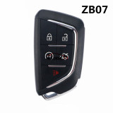 For Cadillac style ZB07 5 button  smart remote key For KD900,URG200,mini KD and KD-X2 generate new keys ,For produce any model  remote