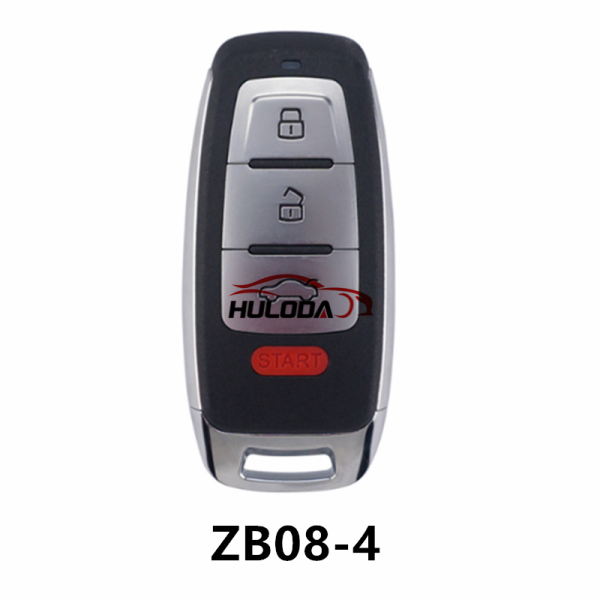 KEYDIY  ZB08-4 button  smart remote key For KD900,URG200,mini KD and KD-X2 generate new keys ,For produce any model  remote