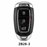 For hyundai KEYDIY  ZB28-3 button  smart remote key For KD900,URG200,mini KD and KD-X2 generate new keys ,For produce any model  remote