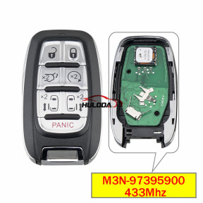 For Chrysler Pacifica Smart Key Proximity Keyless Remote Fob 68238689 with 433MHz FCC ID : M3N-97395900 IC : 7812A-97395900 P/N : 68238689 AC For:2017 CHRYSLER PACIFICA