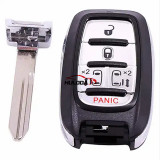 For Chrysler Pacifica 2017-2020 Replacement Car key Fob cover,4+1 Button Smart Remote Key Shell Case  CY24 key blade