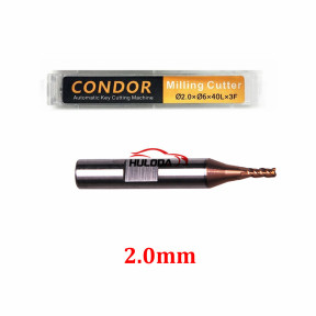 Original Xhorse CONDOR 007 XC MINI Automatic Key Cutting Machines End Milling Cutter Carbide Drill Bit 2.0mm, For Xhorse dolphin/condor mini plus