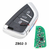 For BMW style ZB02 3 button remote key For KD300,KD900,URG200,mini KD and KD-X2 generate new keys ,For produce any model  remote