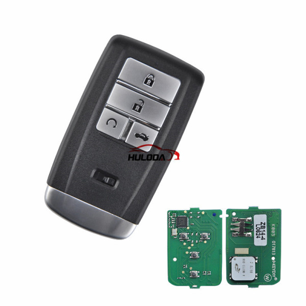 KEYDIY for Acura style ZB14-4 button  smart remote key For KD900,URG200,mini KD and KD-X2 generate new keys ,For produce any model  remote