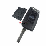 For VW golf 3 button remote key blank with HU66 blade