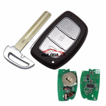 For Hyundai I10 keyless Smart 3 button remote key with PCF7945/7953 chip (HITAG2) with 433mhz