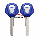 For yamaha motorcycle transponder key blank (blue colour) with right blade