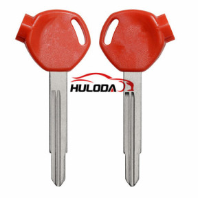 For Honda-Motor bike key blank red colour with right blade