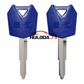For KAWASAKI Motorcycle key bank with left blade （blue color)