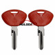 For BMW Motorcycle key case red colour with right blade