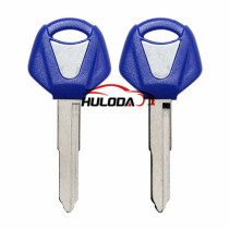 For yamaha motorcycle transponder key blank (blue colour) with left blade