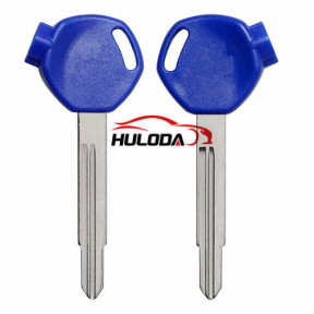 For Honda-Motor bike key blank blue colour with right blade