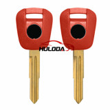 Honda Motorcycle key blank with right blade (red colour)