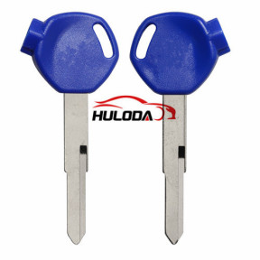 For Honda-Motor bike key blank blue colour with left blade